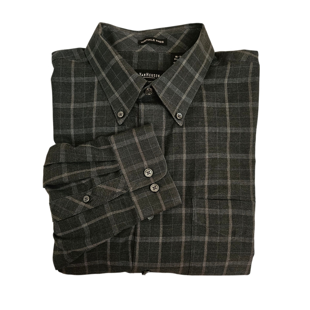 Van Heusen button-down long sleeve shirt